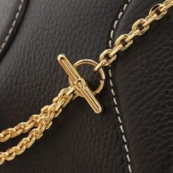 Coccinelle Colette Handle Bag Noir Bowling Bag -Modetaschengeschäft A0185745 Coccinelle position 4