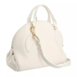 Coccinelle Colette Rafia Handle Bag Natural/White Bowling Bag 11 Coccinelle Colette Rafia Handle Bag Natural/White Bowling Bag -Modetaschengeschäft A0185747 Coccinelle position 4