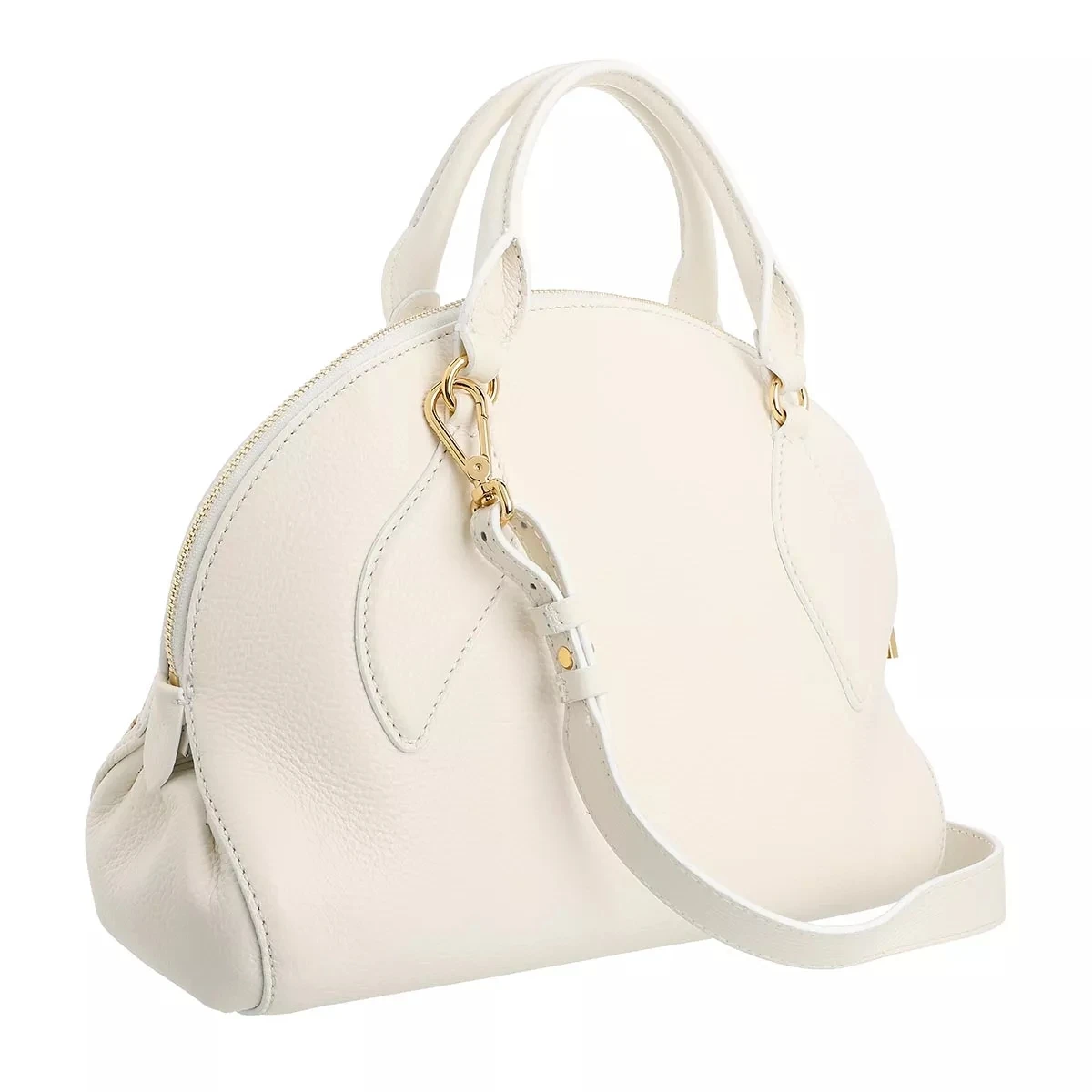 Coccinelle Colette Rafia Handle Bag Natural/White Bowling Bag 6 Coccinelle Colette Rafia Handle Bag Natural/White Bowling Bag – Bild 4