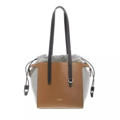 Furla Net M Tote Cognac H+Nero Tote