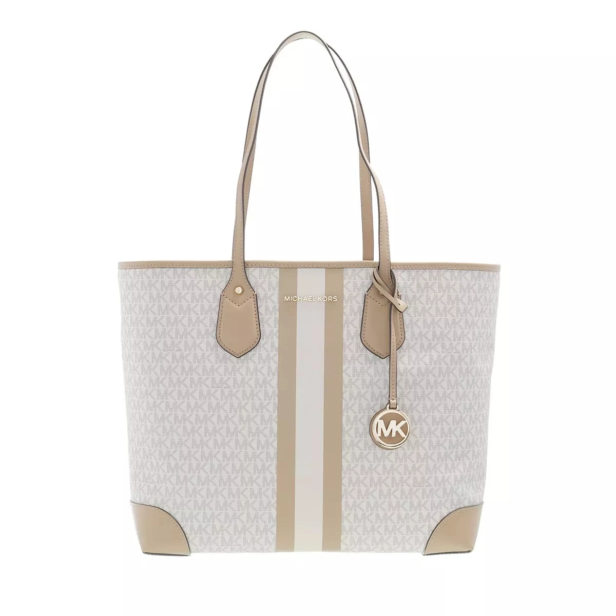 MICHAEL Michael Kors Large Tote Vanilla Multi Shopper 3 MICHAEL Michael Kors Large Tote Vanilla Multi Shopper