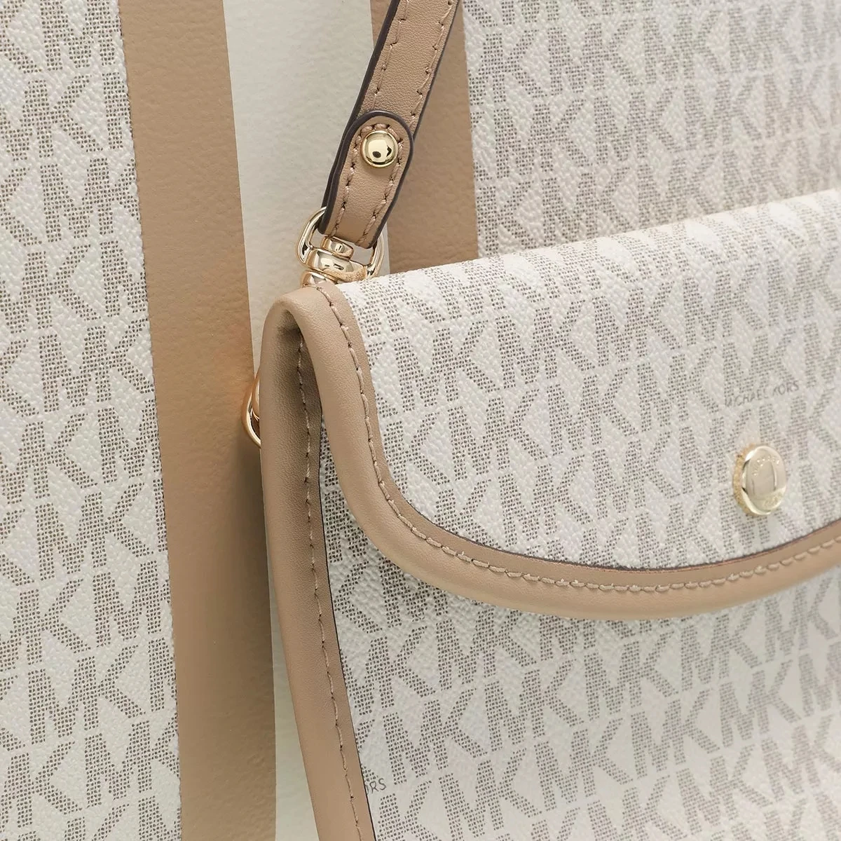 MICHAEL Michael Kors Large Tote Vanilla Multi Shopper 6 MICHAEL Michael Kors Large Tote Vanilla Multi Shopper – Bild 4