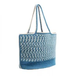 SAMSØE SAMSØE Moki Beach Bag Iced Aqua Tote -Modetaschengeschäft A0186909 SamsoeSamsoe position 3