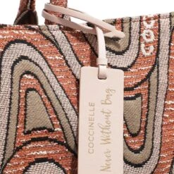 Coccinelle Never Without Waves Brule/Brule Tote -Modetaschengeschäft A0189089 Coccinelle position 4