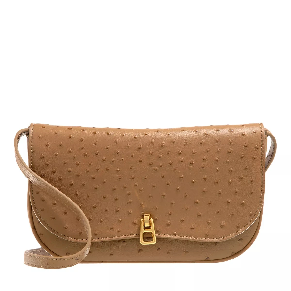 Coccinelle Magie Ostrich Nocciola Crossbody Bag 3 Coccinelle Magie Ostrich Nocciola Crossbody Bag
