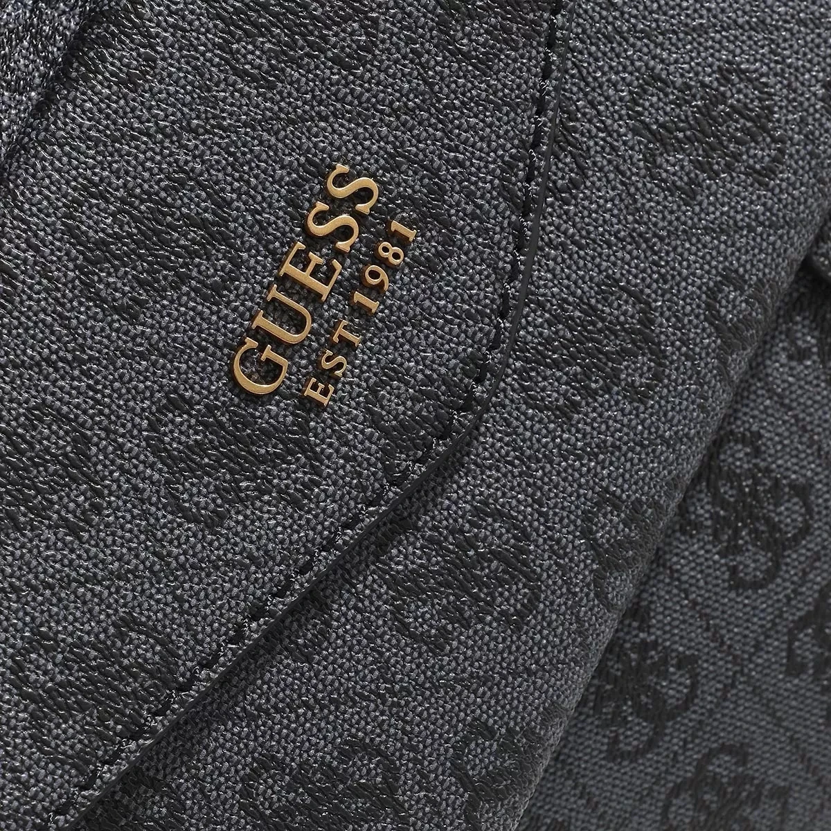 Guess Eco Brenton Girlfriend Satchel Coal Logo Tote 6 Guess Eco Brenton Girlfriend Satchel Coal Logo Tote – Bild 4