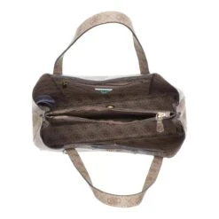 Guess Eco Brenton Girlfriend Satchel Latte Logo Shopper -Modetaschengeschäft A0189828 Guess position 5