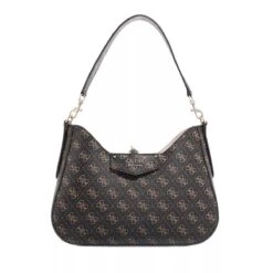 Guess Eco Brenton Hobo Brown Logo Hobo Bag