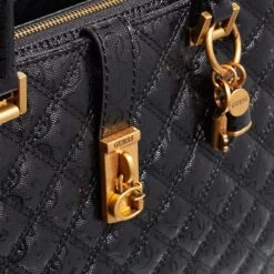 Guess Gaia Triple Comprtmnt Satchel Black Tote -Modetaschengeschäft A0189837 Guess position 4