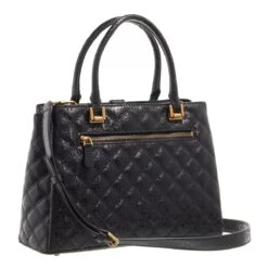 Guess Gaia Triple Comprtmnt Satchel Black Tote -Modetaschengeschäft A0189837 Guess position 5
