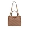 Guess Izzy High Society Carryall Latte Logo/Brown Tote -Modetaschengeschäft A0189877 Guess position 1