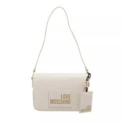 LOVE MOSCHINO Borsa Pu Avorio Satchel
