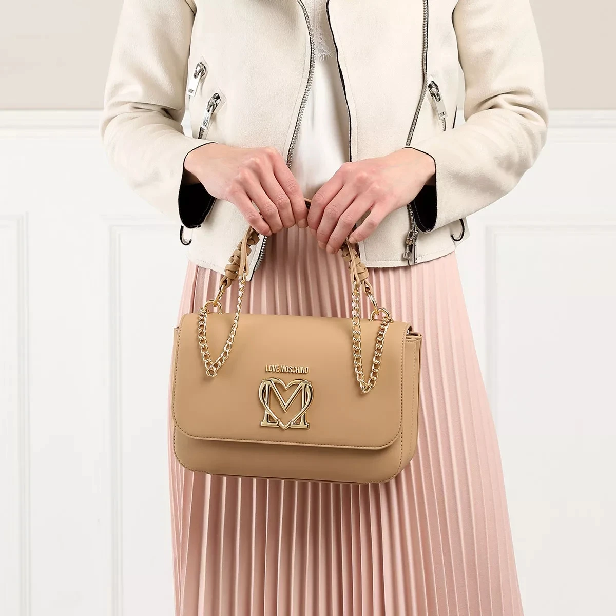 LOVE MOSCHINO Borsa Pu Sabbia Satchel 4 LOVE MOSCHINO Borsa Pu Sabbia Satchel – Bild 2