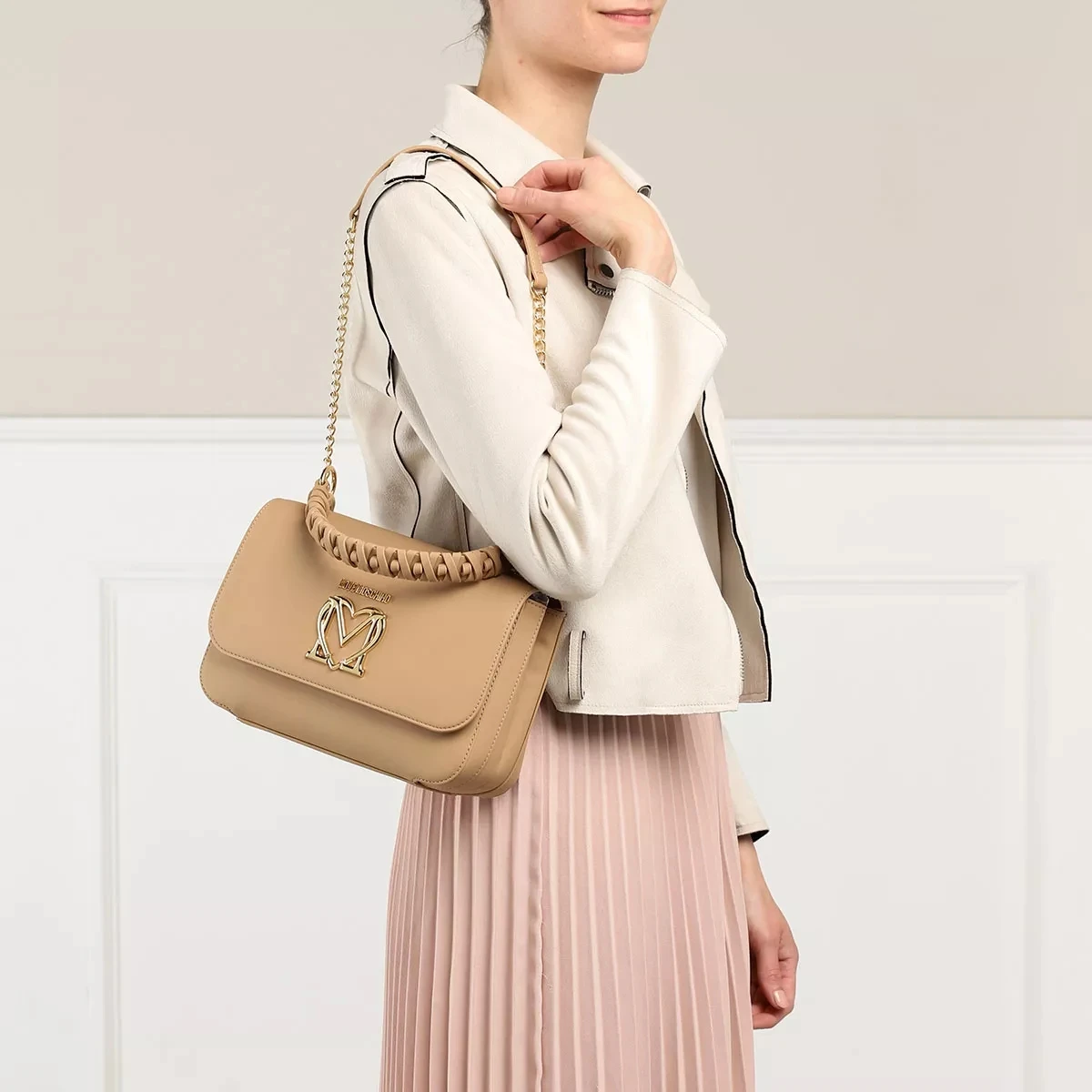 LOVE MOSCHINO Borsa Pu Sabbia Satchel 5 LOVE MOSCHINO Borsa Pu Sabbia Satchel – Bild 3