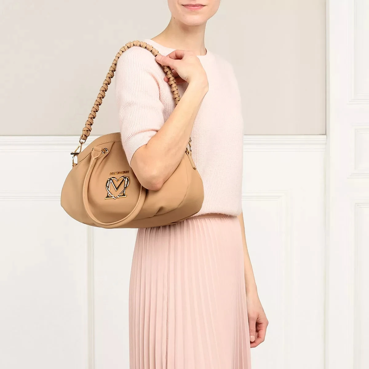 LOVE MOSCHINO Borsa Pu Sabbia Bowling Bag 5 LOVE MOSCHINO Borsa Pu Sabbia Bowling Bag – Bild 3