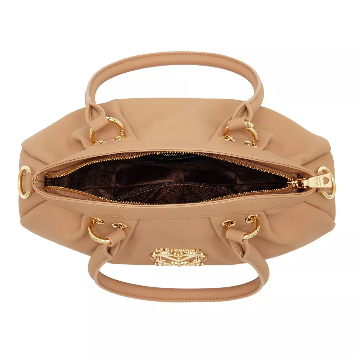 LOVE MOSCHINO Borsa Pu Sabbia Bowling Bag 8 LOVE MOSCHINO Borsa Pu Sabbia Bowling Bag – Bild 6