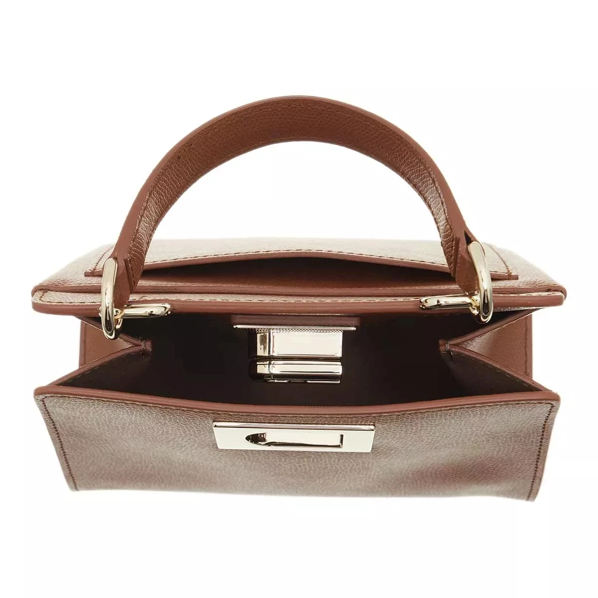 Furla 1927 Mini Top Handle 19 Cognac Minitasche 8 Furla 1927 Mini Top Handle 19 Cognac Minitasche – Bild 6