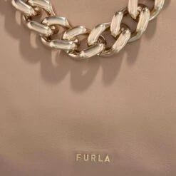 Furla Piuma Shoulder Bag S Greige Hobo Bag -Modetaschengeschäft A0190941 Furla position 4