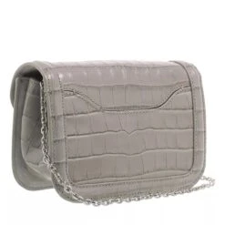 Coccinelle Marvin Twist Croco Shiny Soft Stone Crossbody Bag -Modetaschengeschäft A0191085 Coccinelle position 3