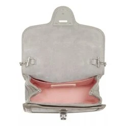 Coccinelle Marvin Twist Croco Shiny Soft Stone Crossbody Bag -Modetaschengeschäft A0191085 Coccinelle position 5