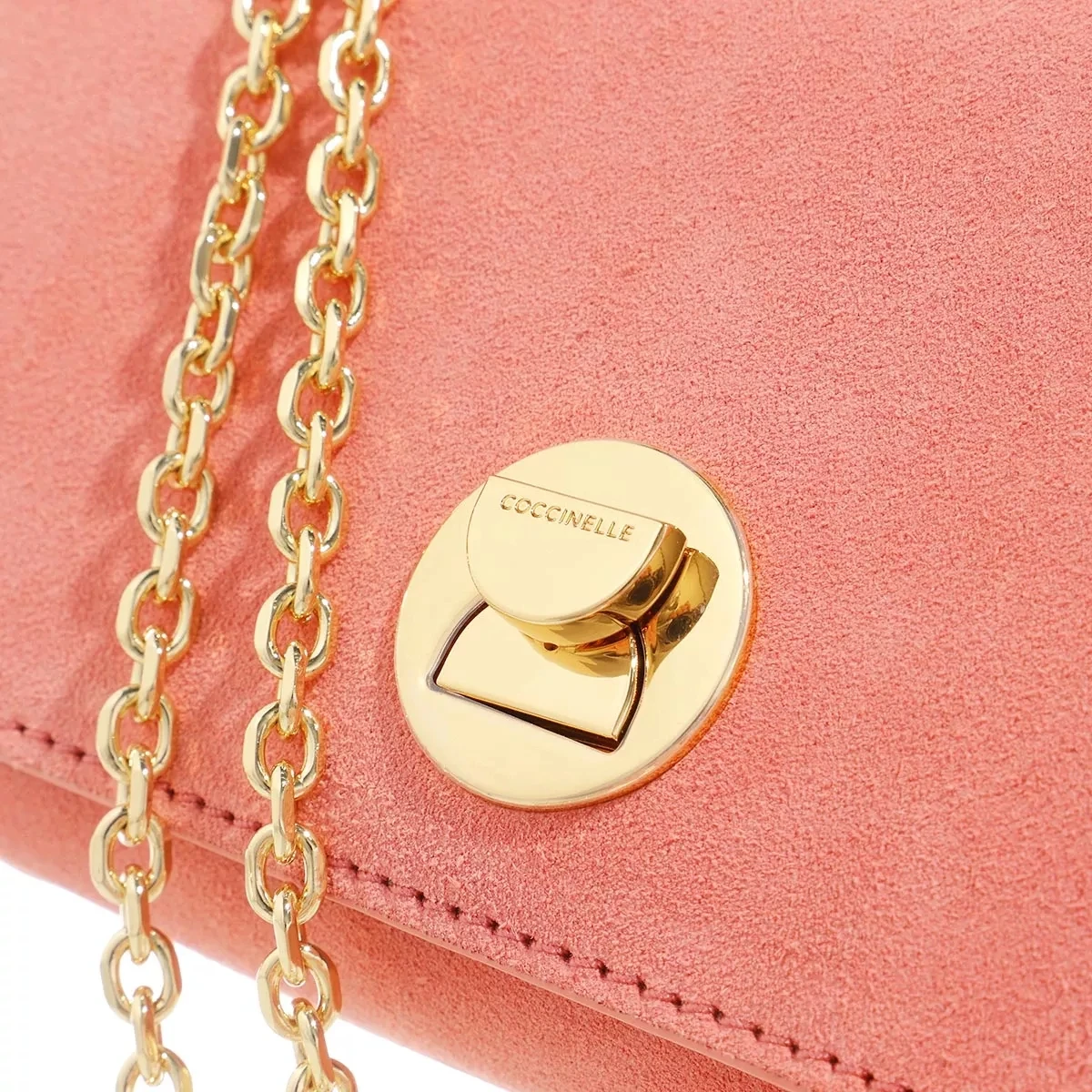 Coccinelle Liya Suede Crossbody Bag Geranium/Gerani Minitasche 6 Coccinelle Liya Suede Crossbody Bag Geranium/Gerani Minitasche – Bild 4