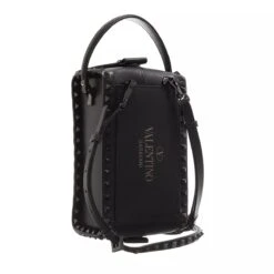 Valentino Garavani Crossbody Bag Leather Black Crossbody Bag -Modetaschengeschäft A0192196 ValentinoGaravani position 4