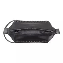 Valentino Garavani Crossbody Bag Leather Black Crossbody Bag -Modetaschengeschäft A0192196 ValentinoGaravani position 6