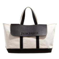 Palm Angels Pa Cabas Black White Shopper