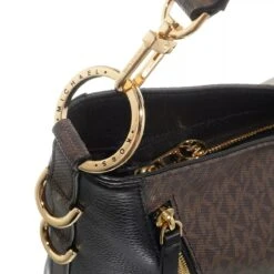 MICHAEL Michael Kors Large Hobo Shoulder Brown Blk Hobo Bag 10 MICHAEL Michael Kors Large Hobo Shoulder Brown Blk Hobo Bag -Modetaschengeschäft A0194747 MichaelMichaelKors position 4