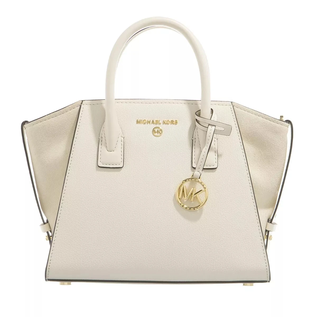 MICHAEL Michael Kors Small Satchel Lt Cream Tote 3 MICHAEL Michael Kors Small Satchel Lt Cream Tote
