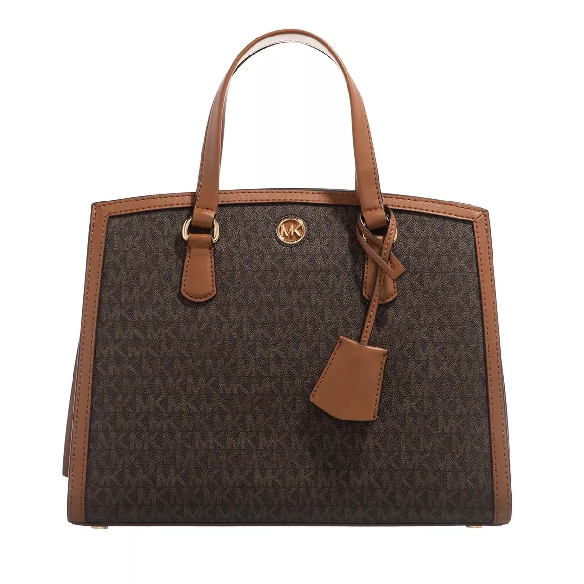 MICHAEL Michael Kors Chantal Medium Satchel Brn Acorn Tote 3 MICHAEL Michael Kors Chantal Medium Satchel Brn Acorn Tote
