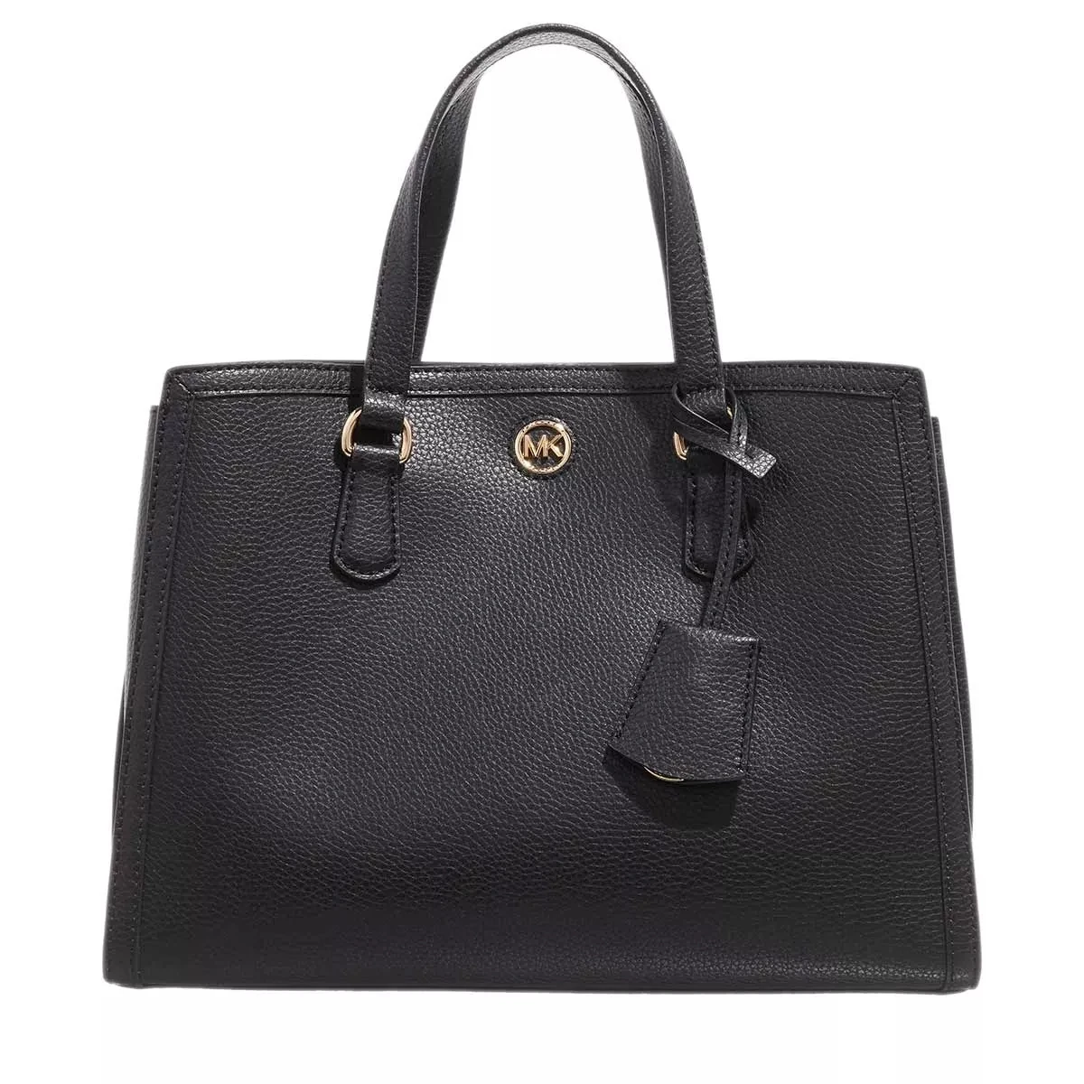 MICHAEL Michael Kors Chantal Medium Satchel Black Tote 3 MICHAEL Michael Kors Chantal Medium Satchel Black Tote