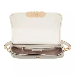 MICHAEL Michael Kors Medium Pouchette Shoulder Van Cream Satchel 13 MICHAEL Michael Kors Medium Pouchette Shoulder Van Cream Satchel -Modetaschengeschäft A0194773 MichaelMichaelKors position 6