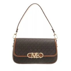 MICHAEL Michael Kors Parker Medium Convertible Pouchette Shoulder Brn Acorn Crossbody Bag