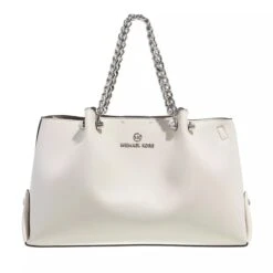 MICHAEL Michael Kors Small Chain Messenger Lt Cream Tote