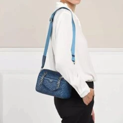 MICHAEL Michael Kors Extra Small Duffle Crossbody River Blue Duffle Bag -Modetaschengeschäft A0194838 MichaelMichaelKors Position 8