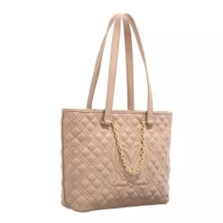 LOVE MOSCHINO Borsa Quilted Bag Pu Taupe Shopper -Modetaschengeschäft A0196106 LoveMoschino position 3