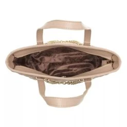 LOVE MOSCHINO Borsa Quilted Bag Pu Taupe Shopper -Modetaschengeschäft A0196106 LoveMoschino position 5