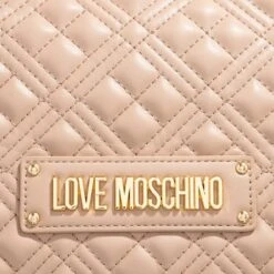 LOVE MOSCHINO Borsa Quilted Bag Pu Taupe Tote -Modetaschengeschäft A0196118 LoveMoschino position 4
