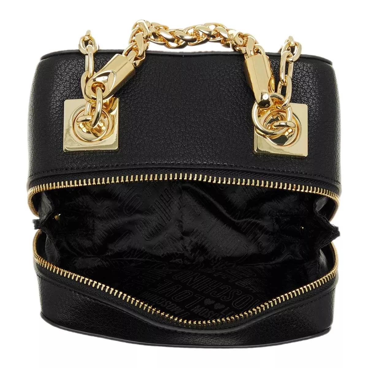 LOVE MOSCHINO Borsa Heart Logo Pu Nero Camera Bag 7 LOVE MOSCHINO Borsa Heart Logo Pu Nero Camera Bag – Bild 5