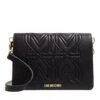 LOVE MOSCHINO Borsa Heart Logo Pu Nero Crossbody Bag -Modetaschengeschäft A0196124 LoveMoschino position 1