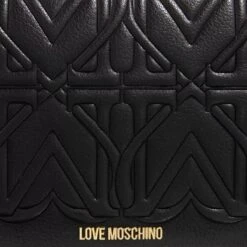 LOVE MOSCHINO Borsa Heart Logo Pu Nero Crossbody Bag 10 LOVE MOSCHINO Borsa Heart Logo Pu Nero Crossbody Bag -Modetaschengeschäft A0196124 LoveMoschino position 4