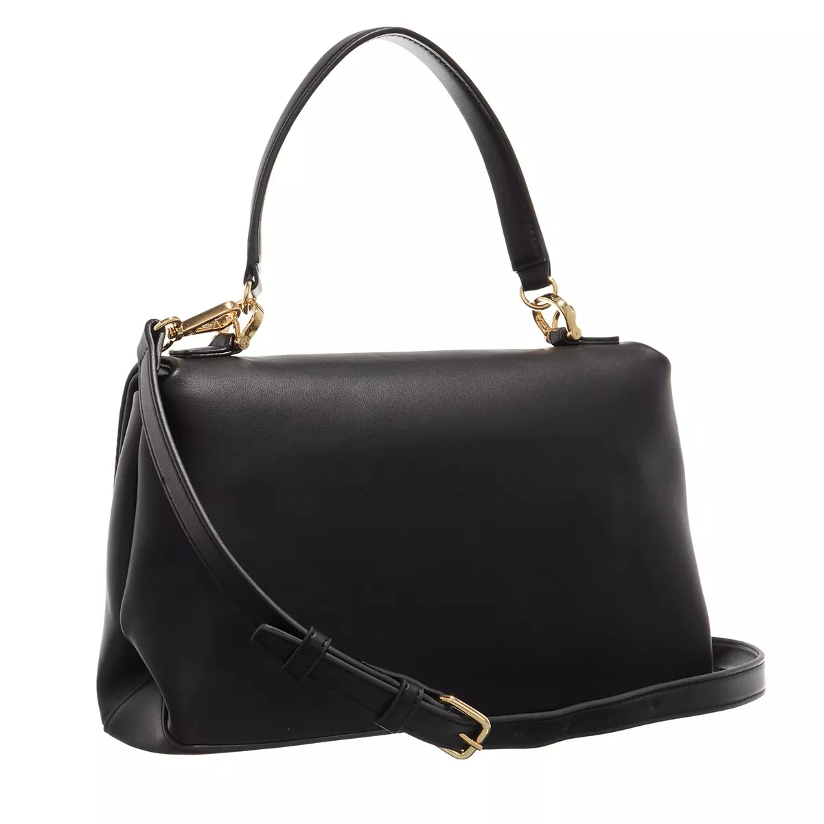 LOVE MOSCHINO Borsa Turn Lock Pu Nero Satchel 8 LOVE MOSCHINO Borsa Turn Lock Pu Nero Satchel – Bild 6