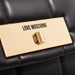 LOVE MOSCHINO Borsa Soft Padding Pu Nero Crossbody Bag -Modetaschengeschäft A0196145 LoveMoschino position 4