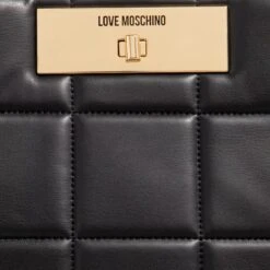 LOVE MOSCHINO Borsa Soft Padding Pu Nero Shopper -Modetaschengeschäft A0196146 LoveMoschino position 4