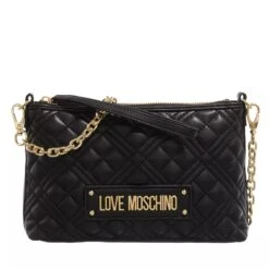 LOVE MOSCHINO Borsa Quilted Pu Nero Crossbody Bag