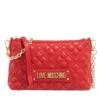 LOVE MOSCHINO Borsa Quilted Pu Rosso Pochette