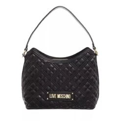 LOVE MOSCHINO Borsa Quilted Pu Nero Hobo Bag