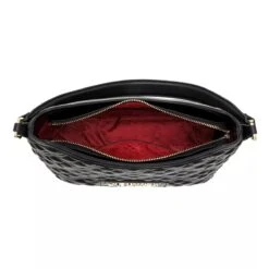 LOVE MOSCHINO Borsa Quilted Pu Nero Hobo Bag -Modetaschengeschäft A0196589 LoveMoschino position 6
