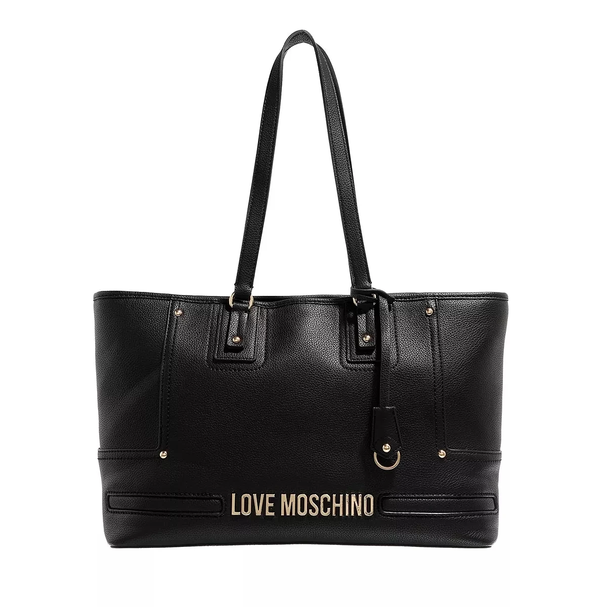 LOVE MOSCHINO Borsa Pu Nero Shopper 3 LOVE MOSCHINO Borsa Pu Nero Shopper